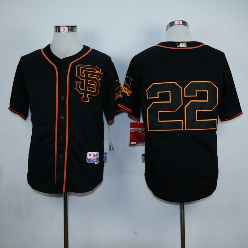 Men San Francisco Giants 22 Clark Black MLB Jerseys